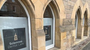 Outside Sciennes Dental Care 
